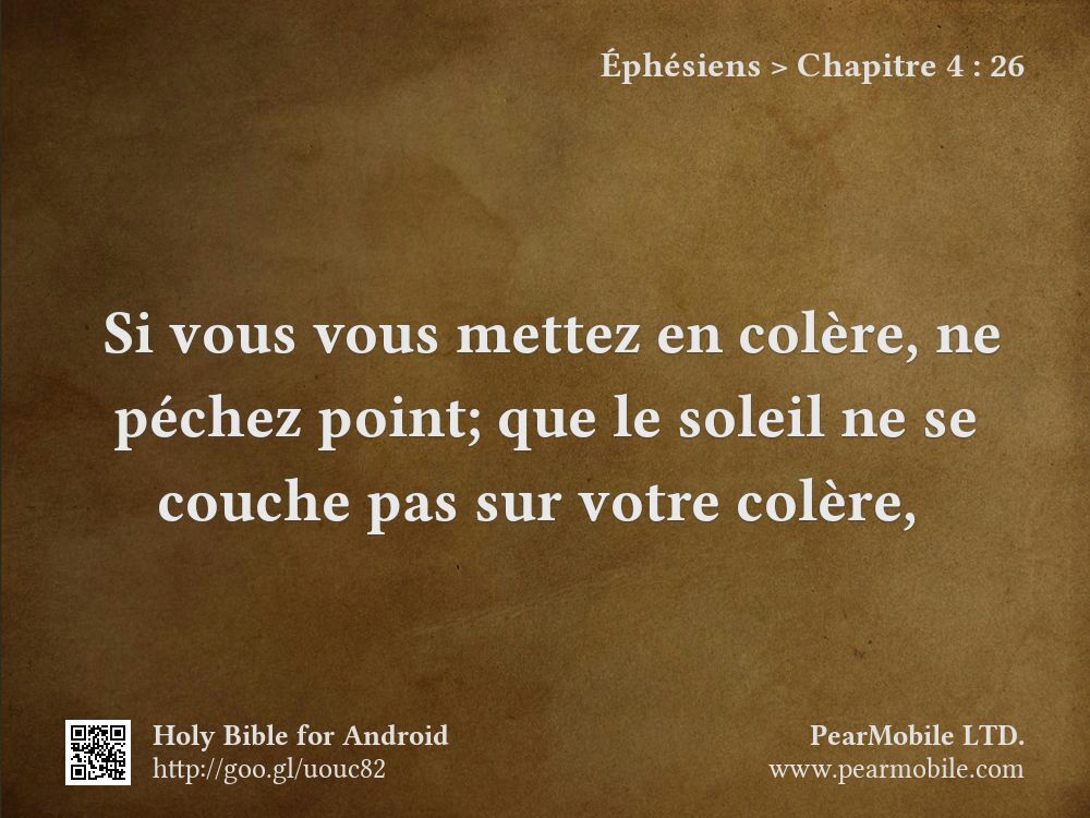 Éphésiens, Chapitre 4:26